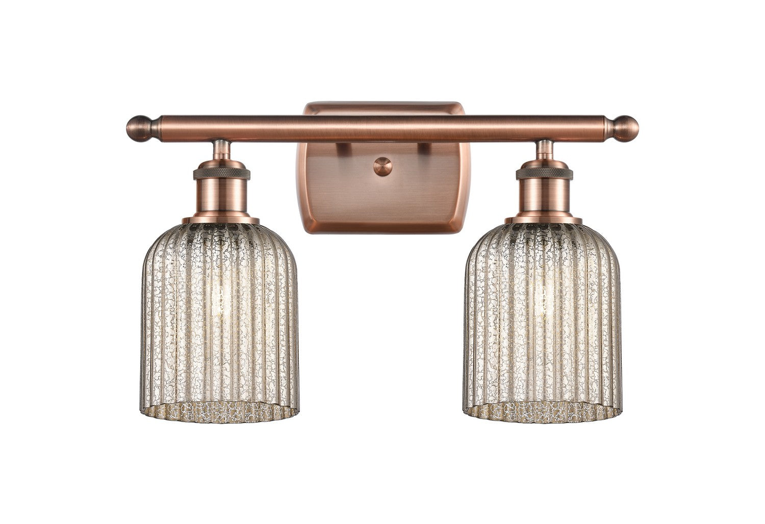 Innovations - 516-2W-AC-G559-5ME - Two Light Bath Vanity - Ballston - Antique Copper