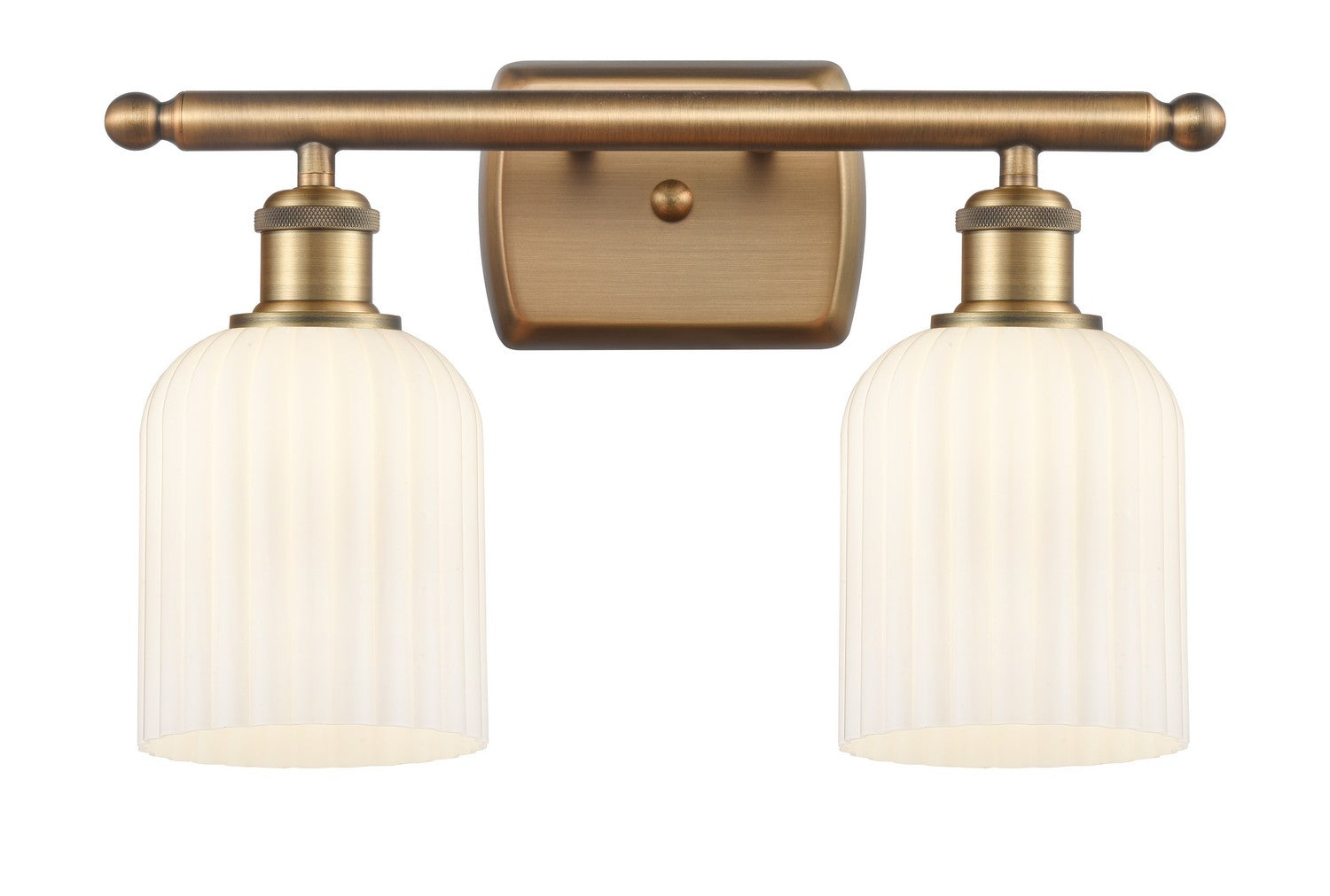 Innovations - 516-2W-BB-G559-5GWH - Two Light Bath Vanity - Ballston - Brushed Brass