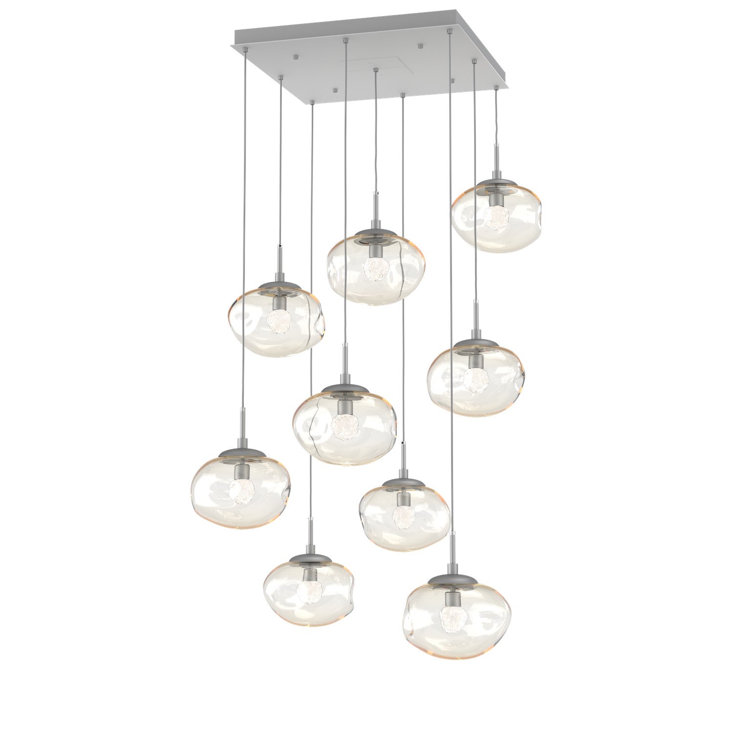 Hammerton Studio - CHB0068-09-CS-FA-C01-L3 - LED Pendant - Nebula - Classic Silver