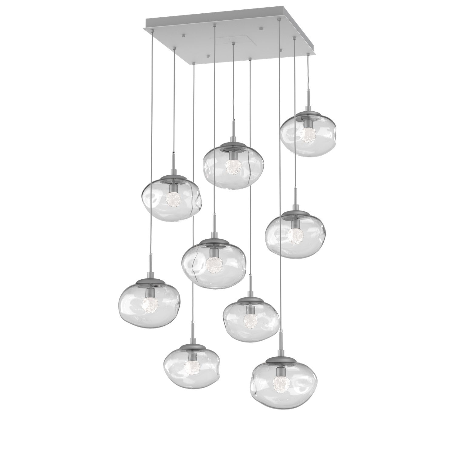 Hammerton Studio - CHB0068-09-CS-FC-C01-L3 - LED Pendant - Nebula - Classic Silver