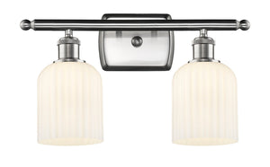 Innovations - 516-2W-SN-G559-5GWH - Two Light Bath Vanity - Ballston - Brushed Satin Nickel