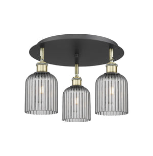 Innovations - 516-3C-BAB-G559-5SM - Three Light Flush Mount - Downtown Urban - Black Antique Brass