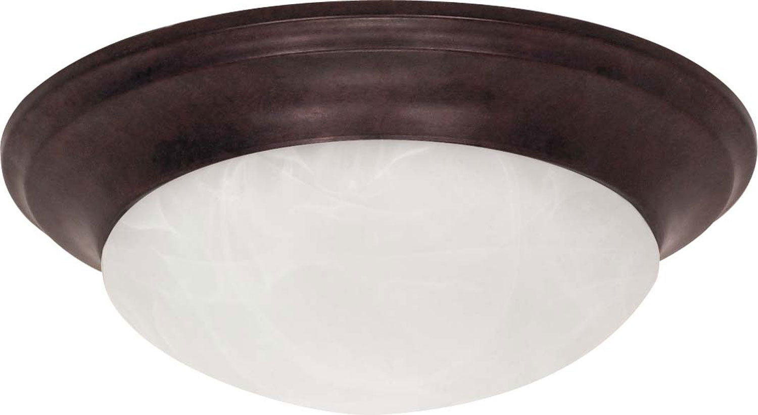 Nuvo Lighting - 60-280 - One Light Flush Mount - Twist and Lock Old Bronze - Old Bronze