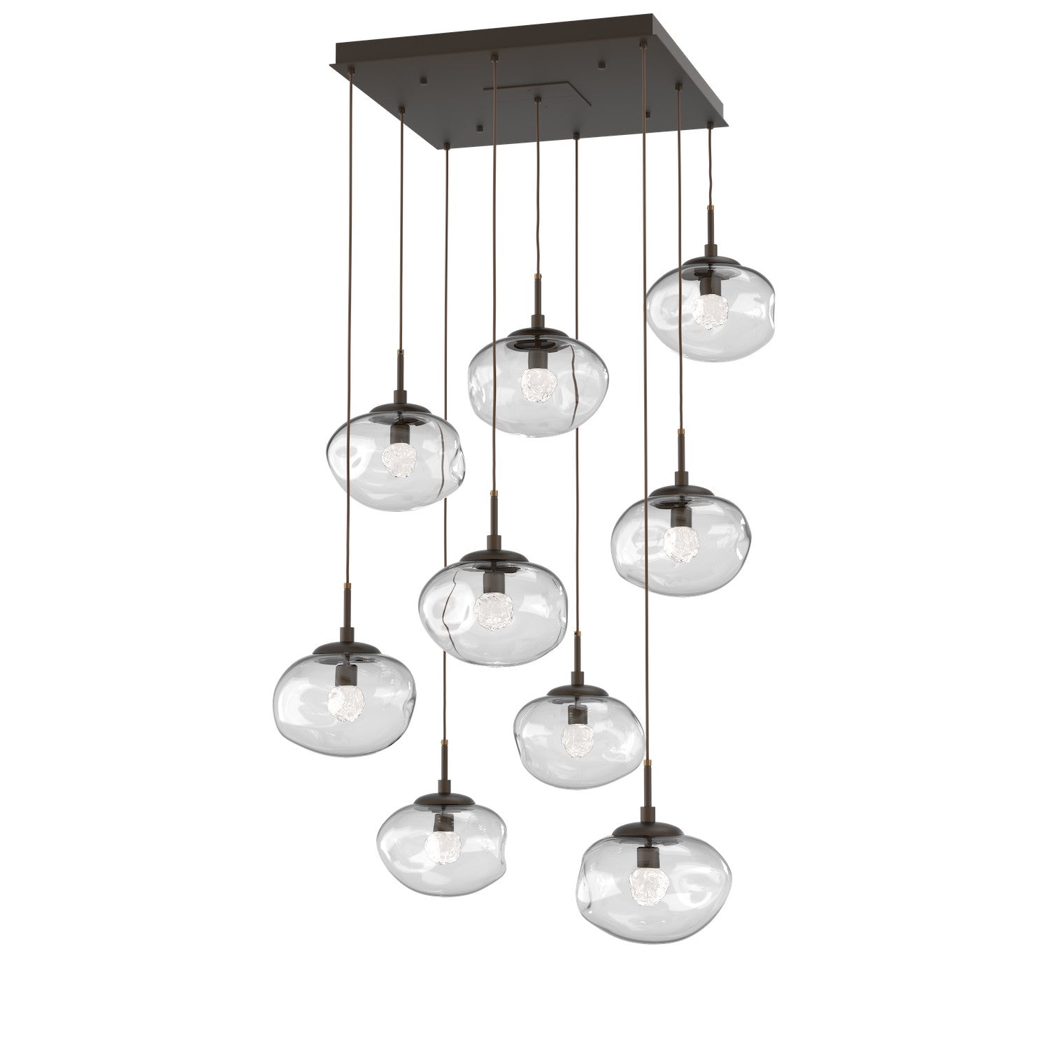 Hammerton Studio - CHB0068-09-FB-FC-C01-L3 - LED Pendant - Nebula - Flat Bronze