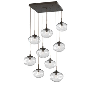 Hammerton Studio - CHB0068-09-FB-FC-C01-L3 - LED Pendant - Nebula - Flat Bronze