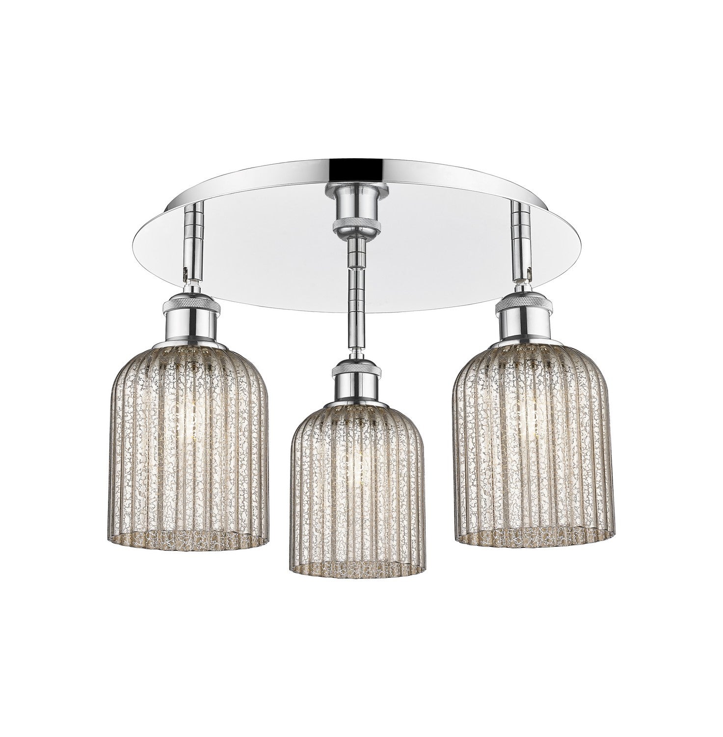 Innovations - 516-3C-PC-G559-5ME - Three Light Flush Mount - Downtown Urban - Polished Chrome