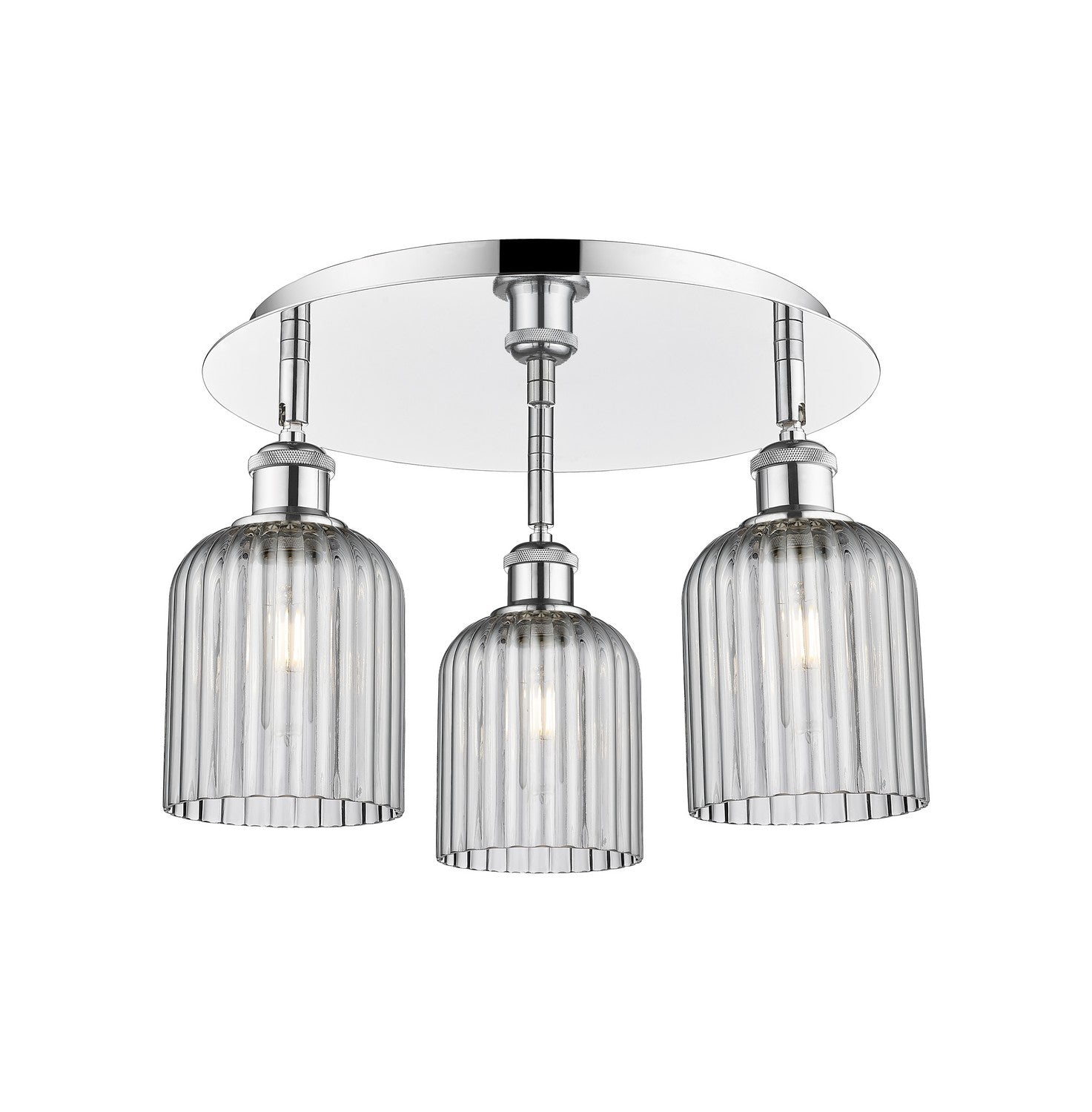 Innovations - 516-3C-PC-G559-5SM - Three Light Flush Mount - Downtown Urban - Polished Chrome