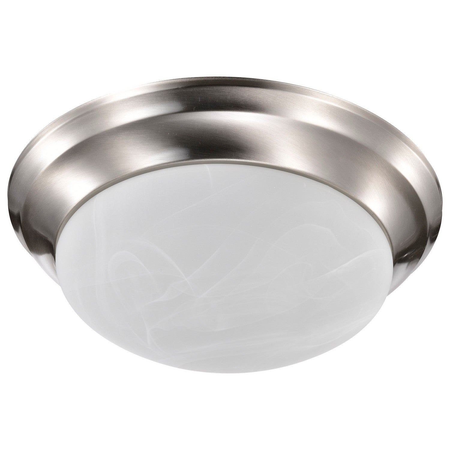 Nuvo Lighting - 60-284 - Two Light Flush Mount - Twist and Lock Brushed Nickel - Brushed Nickel