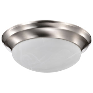 Nuvo Lighting - 60-284 - Two Light Flush Mount - Twist and Lock Brushed Nickel - Brushed Nickel