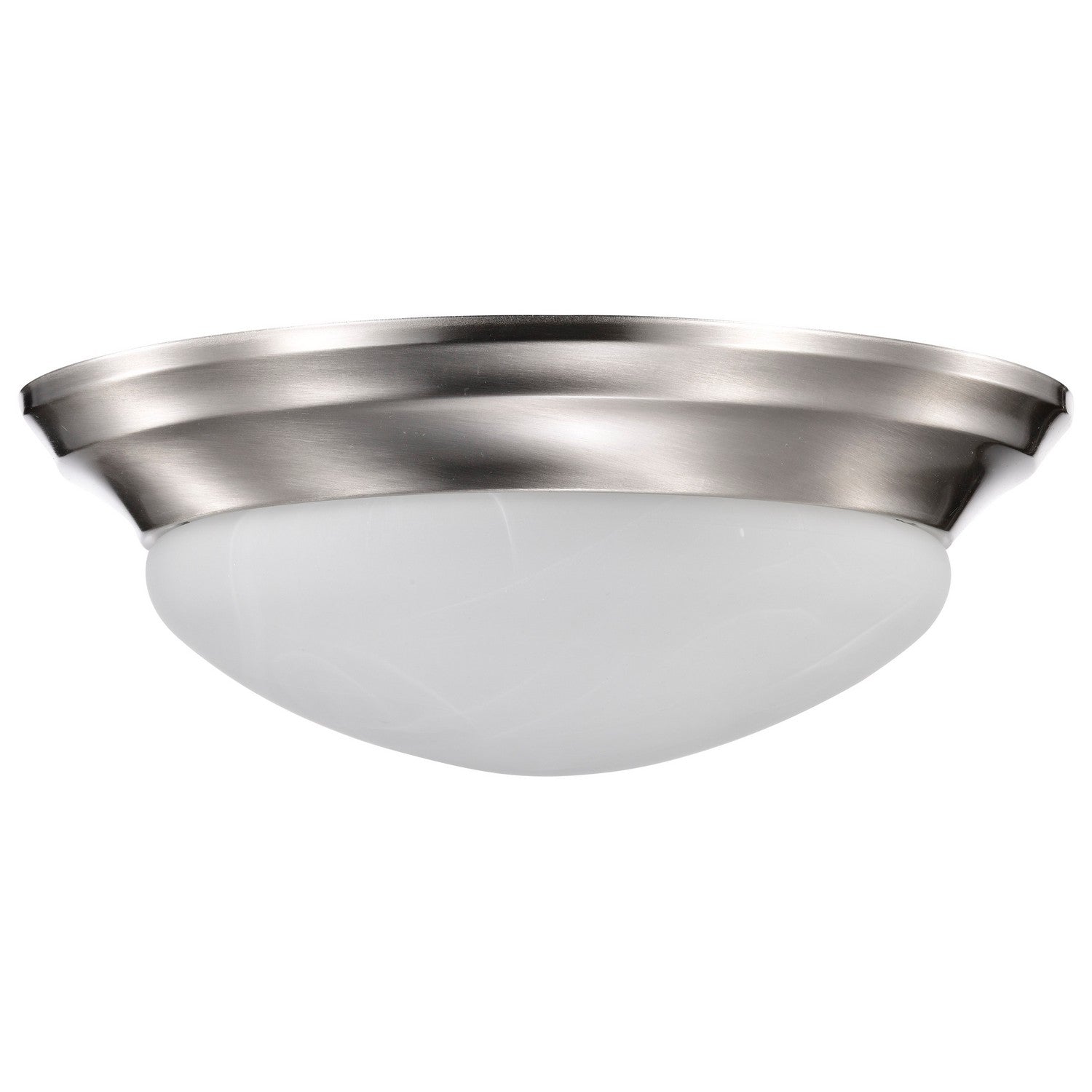 Nuvo Lighting - 60-284 - Two Light Flush Mount - Twist and Lock Brushed Nickel - Brushed Nickel