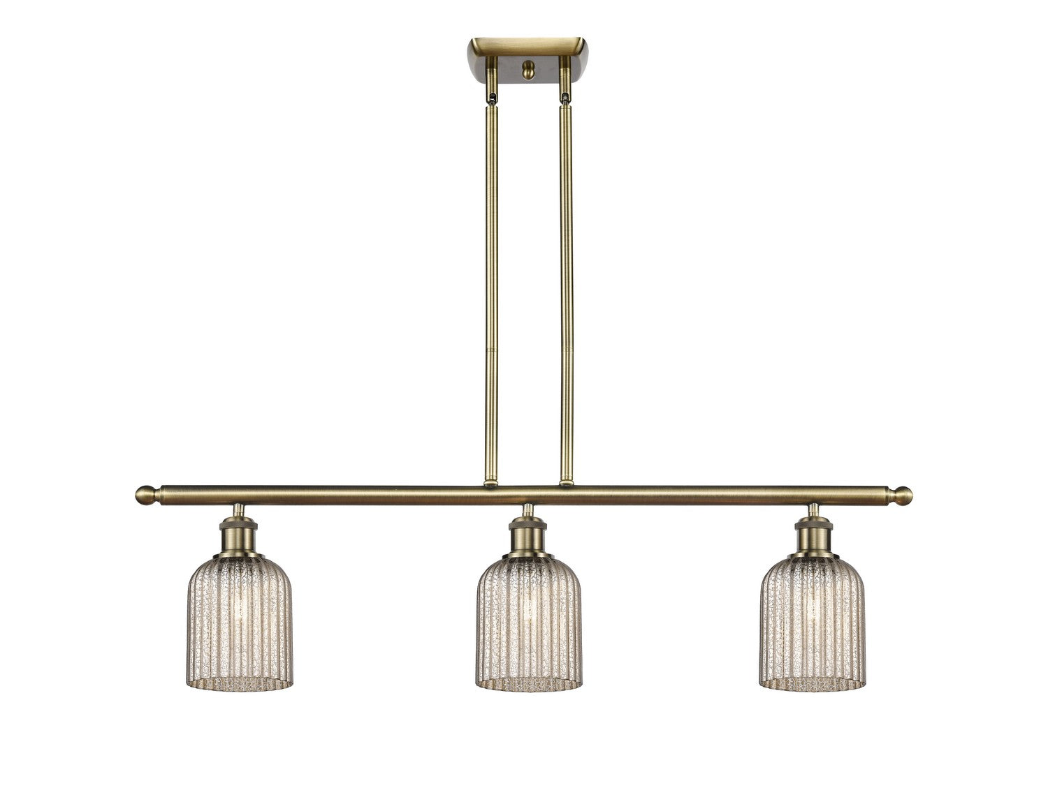 Innovations - 516-3I-AB-G559-5ME - Three Light Island Pendant - Ballston - Antique Brass