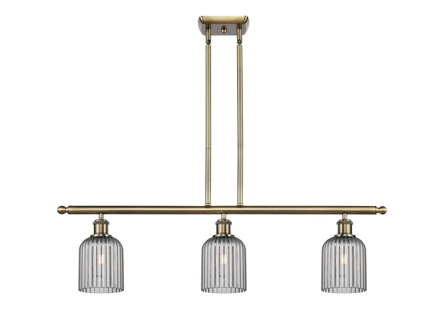 Innovations - 516-3I-AB-G559-5SM - Three Light Island Pendant - Ballston - Antique Brass