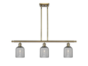 Innovations - 516-3I-AB-G559-5SM - Three Light Island Pendant - Ballston - Antique Brass