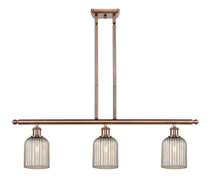 Innovations - 516-3I-AC-G559-5ME - Three Light Island Pendant - Ballston - Antique Copper