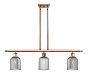 Innovations - 516-3I-AC-G559-5SM - Three Light Island Pendant - Ballston - Antique Copper