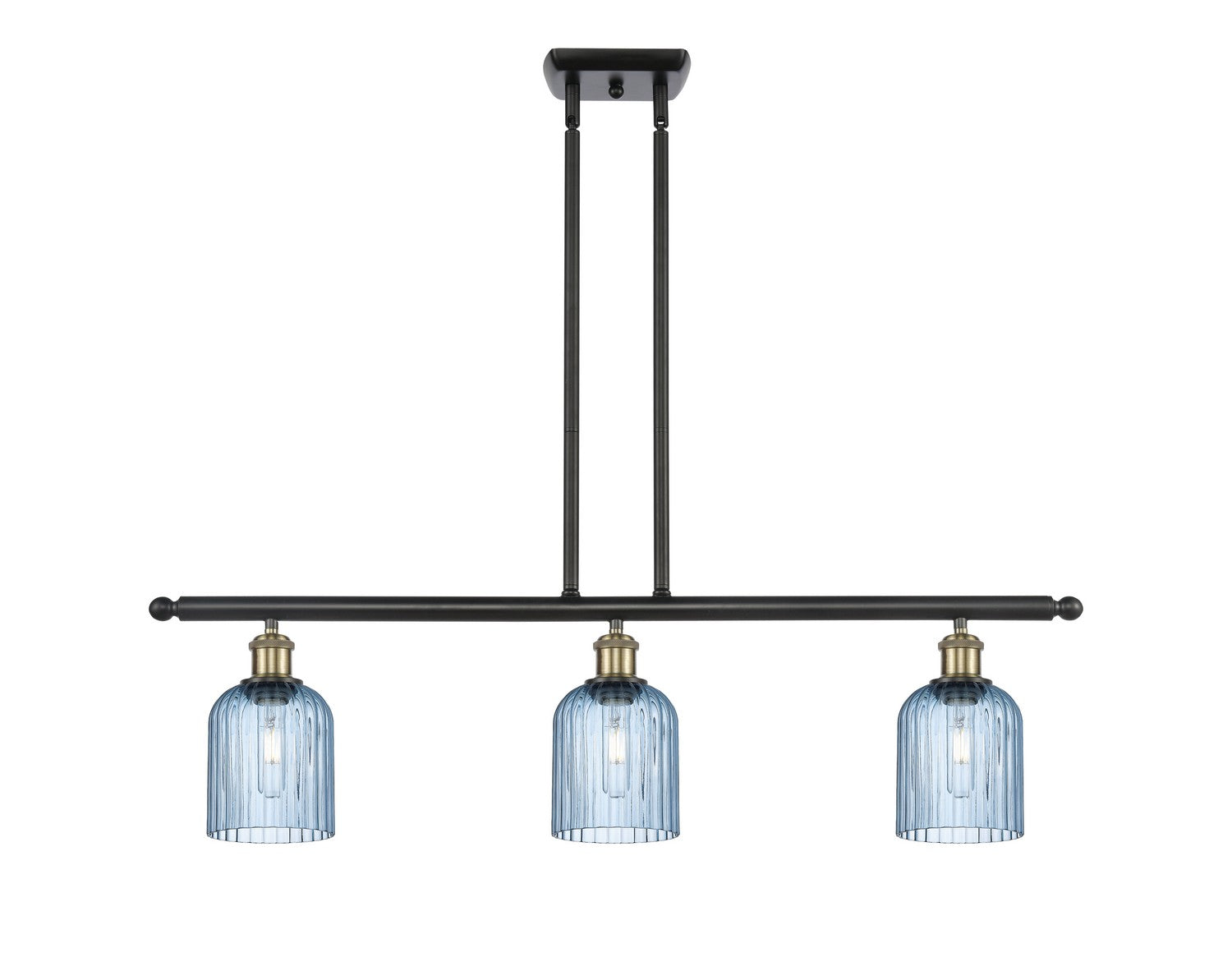 Innovations - 516-3I-BAB-G559-5BL - Three Light Island Pendant - Ballston - Black Antique Brass