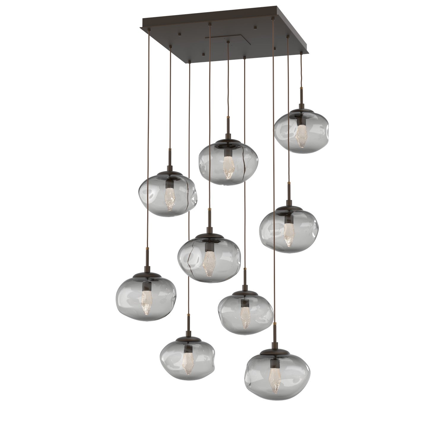 Hammerton Studio - CHB0068-09-FB-GS-C01-L1 - LED Pendant - Nebula - Flat Bronze