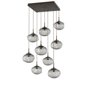 Hammerton Studio - CHB0068-09-FB-GS-C01-L3 - LED Pendant - Nebula - Flat Bronze