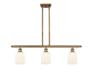 Innovations - 516-3I-BB-G559-5GWH - Three Light Island Pendant - Ballston - Brushed Brass