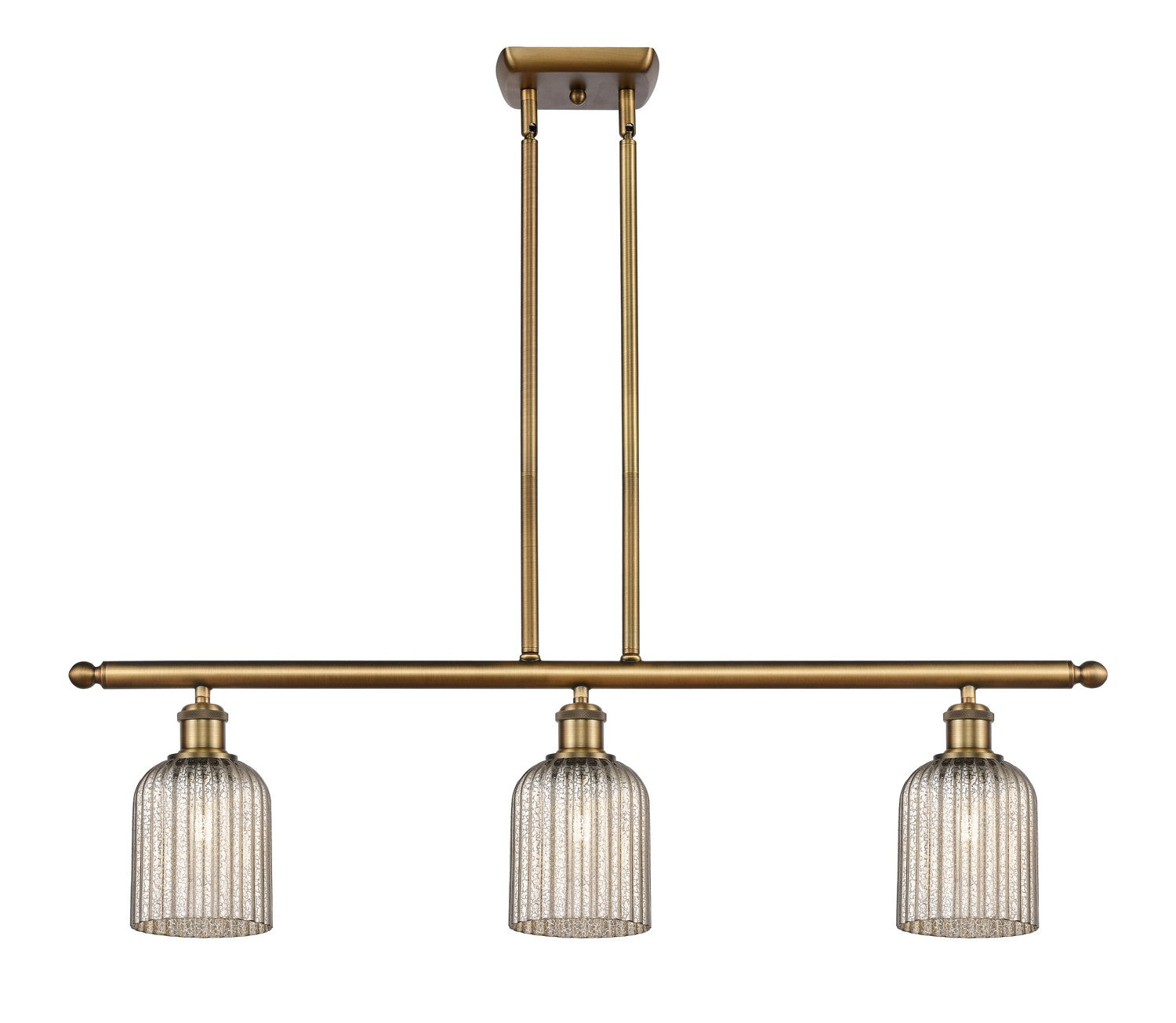 Innovations - 516-3I-BB-G559-5ME - Three Light Island Pendant - Ballston - Brushed Brass