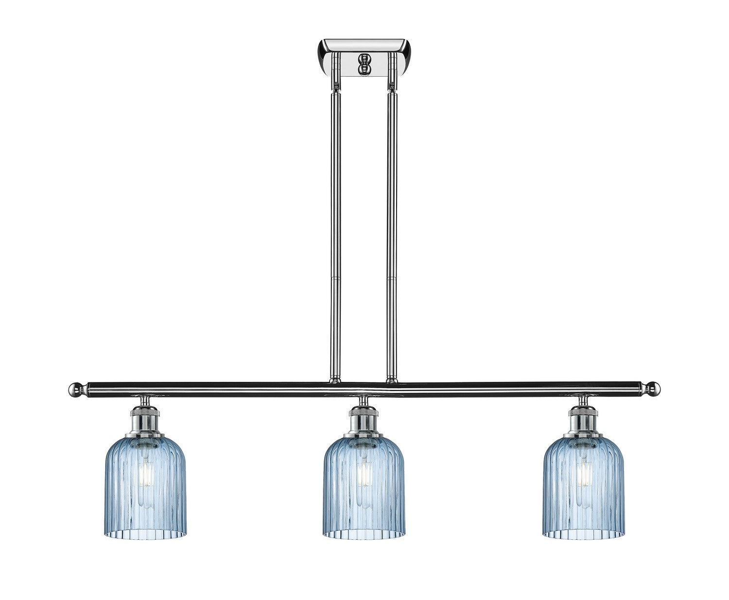 Innovations - 516-3I-PC-G559-5BL - Three Light Island Pendant - Ballston - Polished Chrome