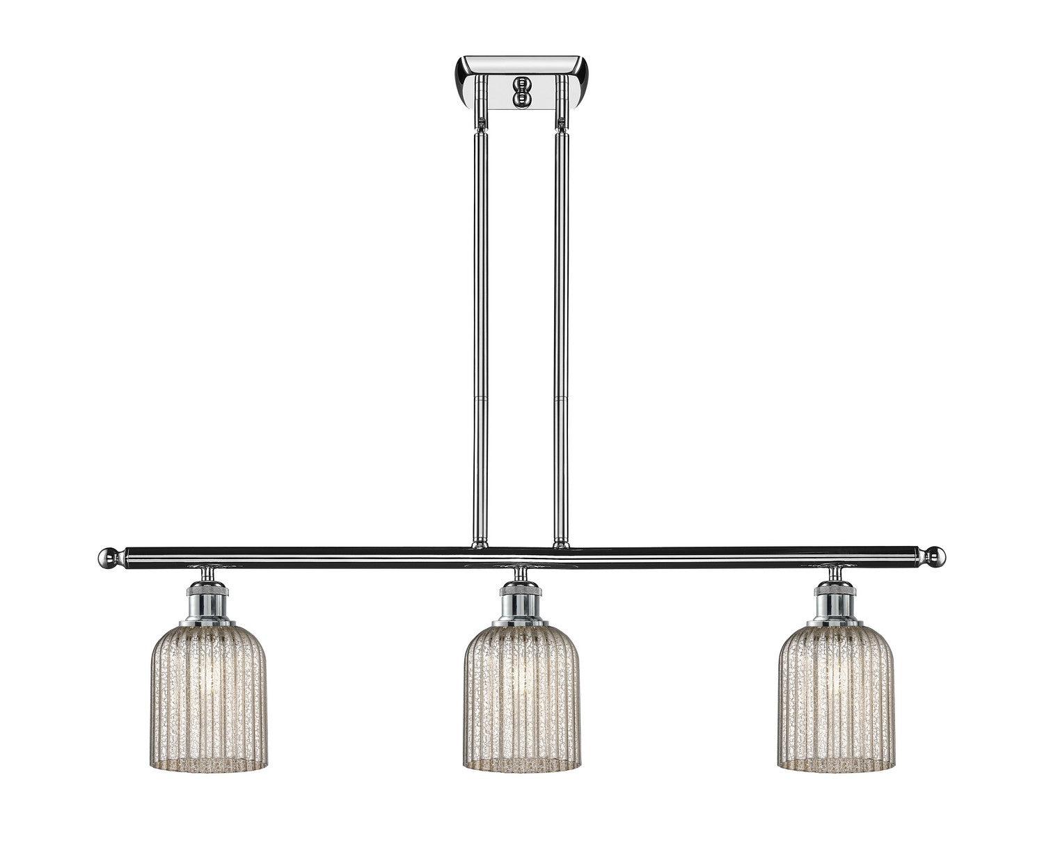 Innovations - 516-3I-PC-G559-5ME - Three Light Island Pendant - Ballston - Polished Chrome