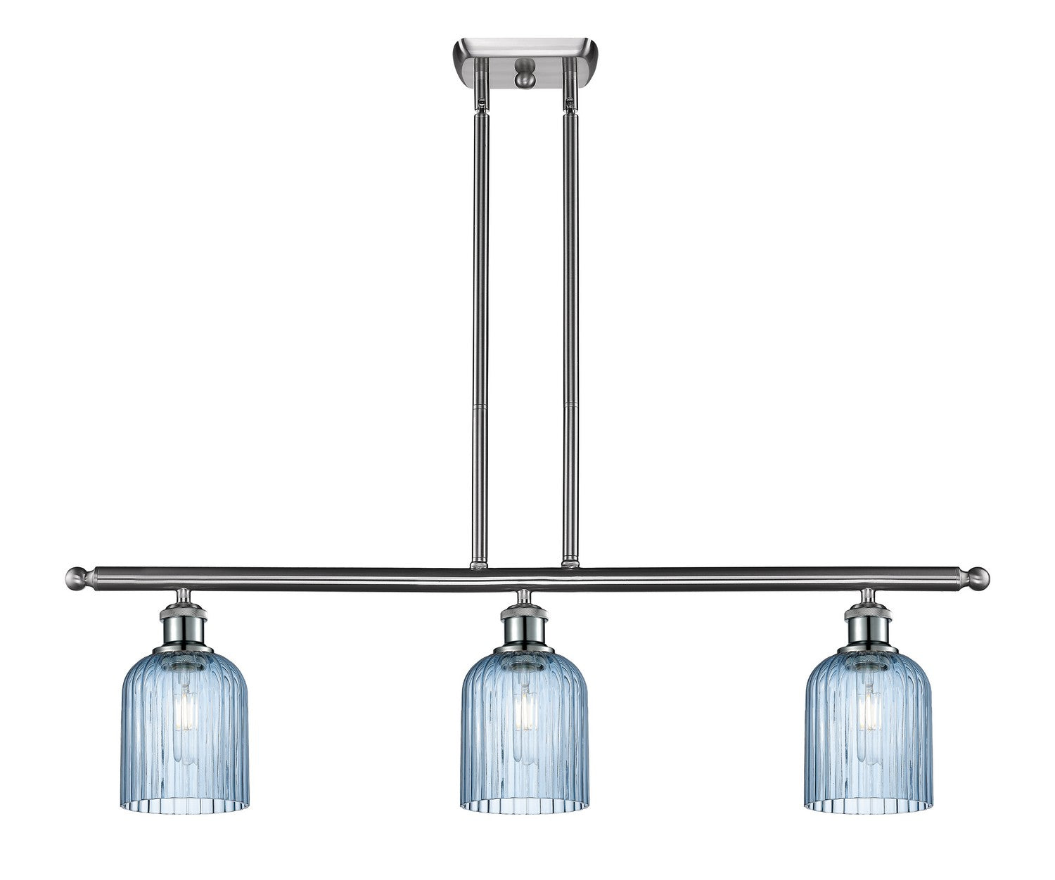 Innovations - 516-3I-SN-G559-5BL - Three Light Island Pendant - Ballston - Brushed Satin Nickel