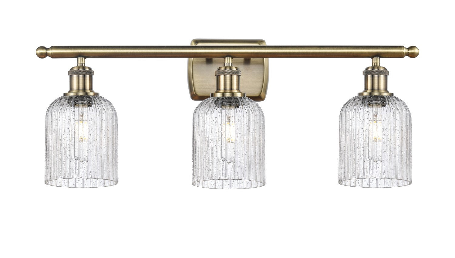 Innovations - 516-3W-AB-G559-5SDY - Three Light Bath Vanity - Ballston - Antique Brass