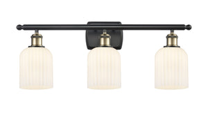 Innovations - 516-3W-BAB-G559-5GWH - Three Light Bath Vanity - Ballston - Black Antique Brass