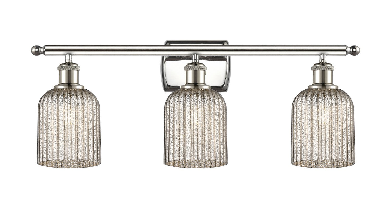 Innovations - 516-3W-PN-G559-5ME - Three Light Bath Vanity - Ballston - Polished Nickel