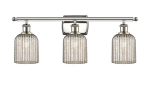 Innovations - 516-3W-PN-G559-5ME - Three Light Bath Vanity - Ballston - Polished Nickel