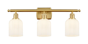 Innovations - 516-3W-SG-G559-5GWH - Three Light Bath Vanity - Ballston - Satin Gold