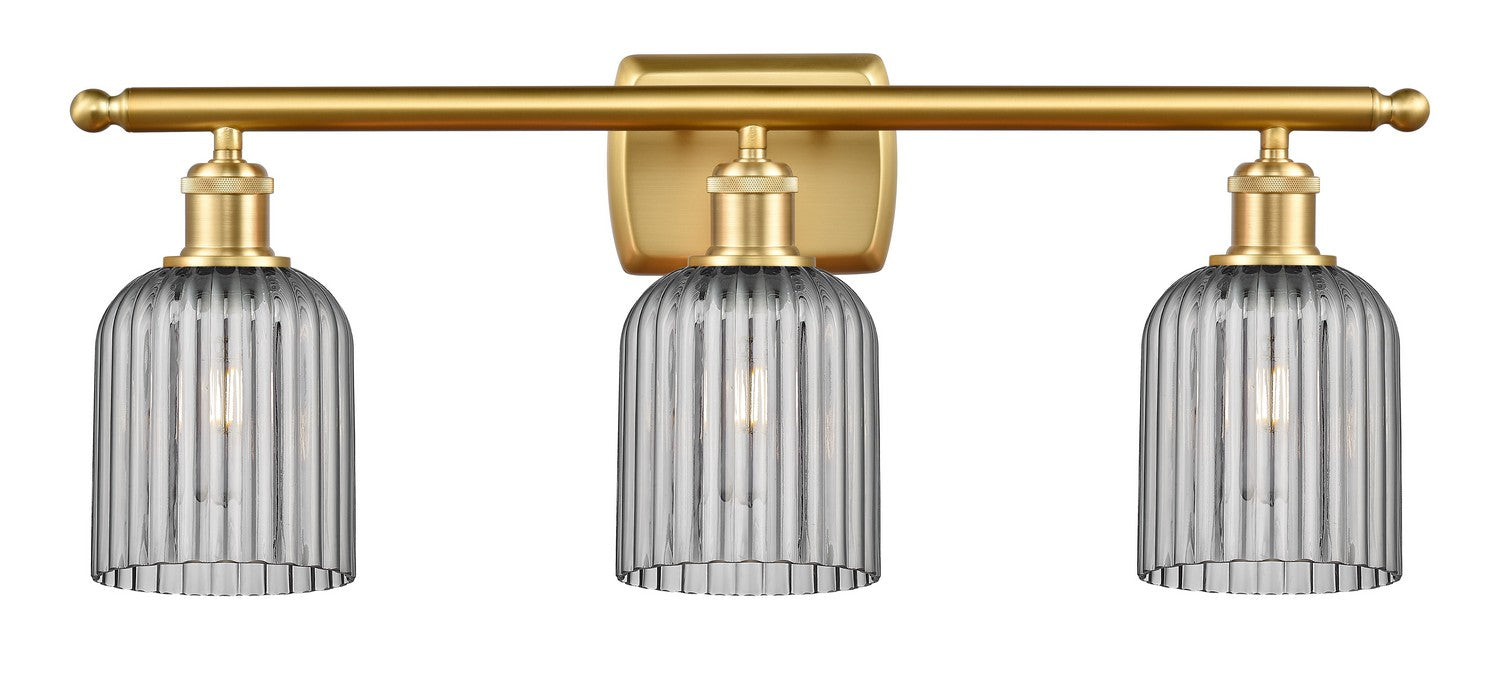 Innovations - 516-3W-SG-G559-5SM - Three Light Bath Vanity - Ballston - Satin Gold