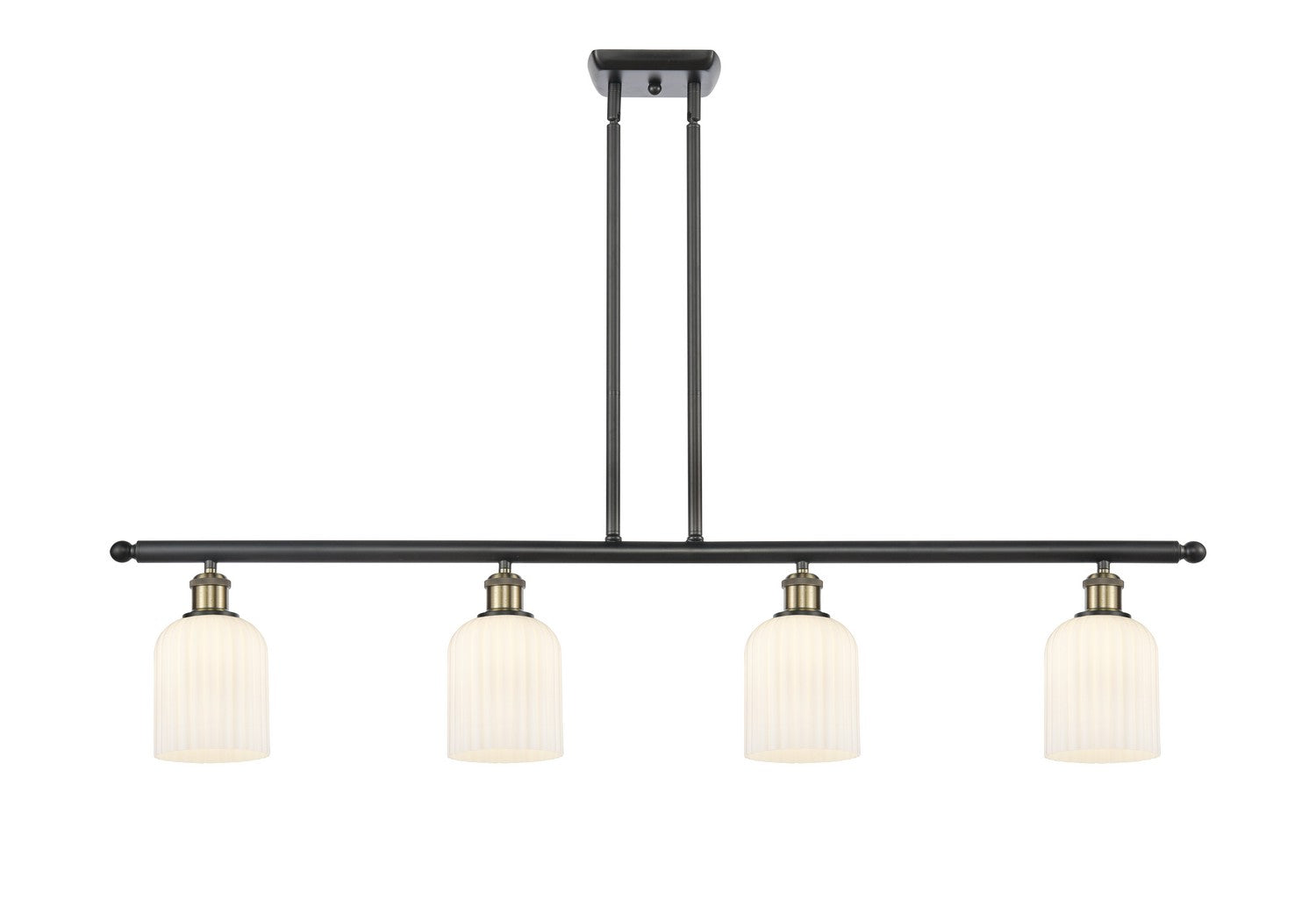 Innovations - 516-4I-BAB-G559-5GWH - Four Light Island Pendant - Ballston - Black Antique Brass