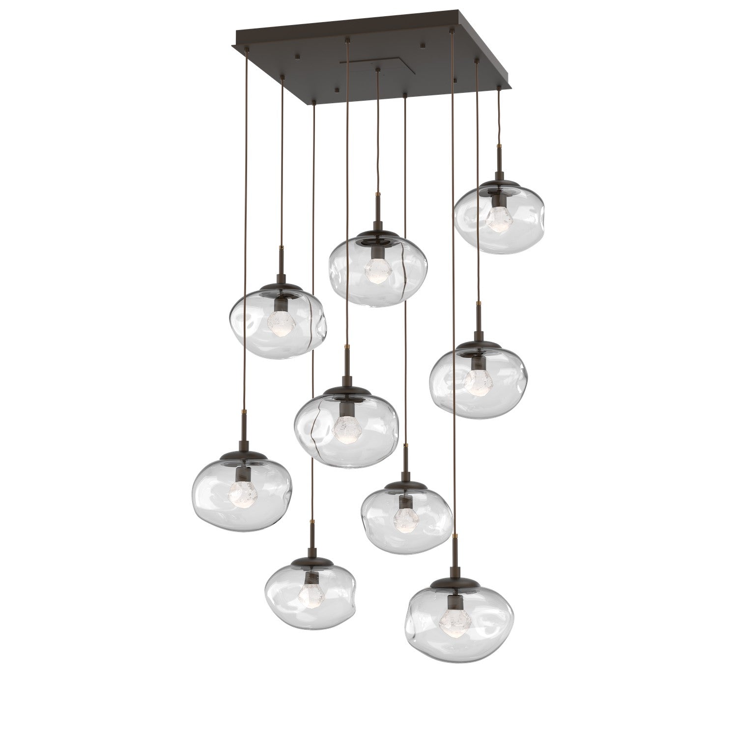 Hammerton Studio - CHB0068-09-FB-ZC-C01-L1 - LED Pendant - Nebula - Flat Bronze