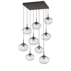 Hammerton Studio - CHB0068-09-FB-ZC-C01-L1 - LED Pendant - Nebula - Flat Bronze
