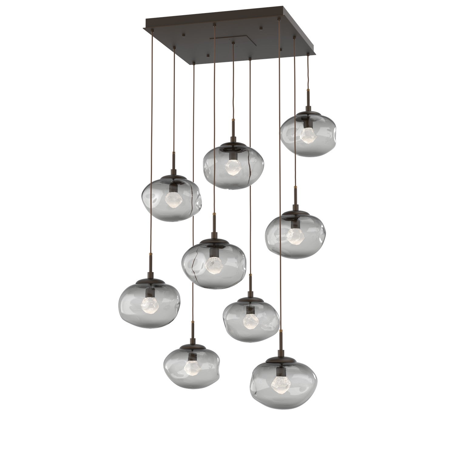 Hammerton Studio - CHB0068-09-FB-ZS-C01-L3 - LED Pendant - Nebula - Flat Bronze