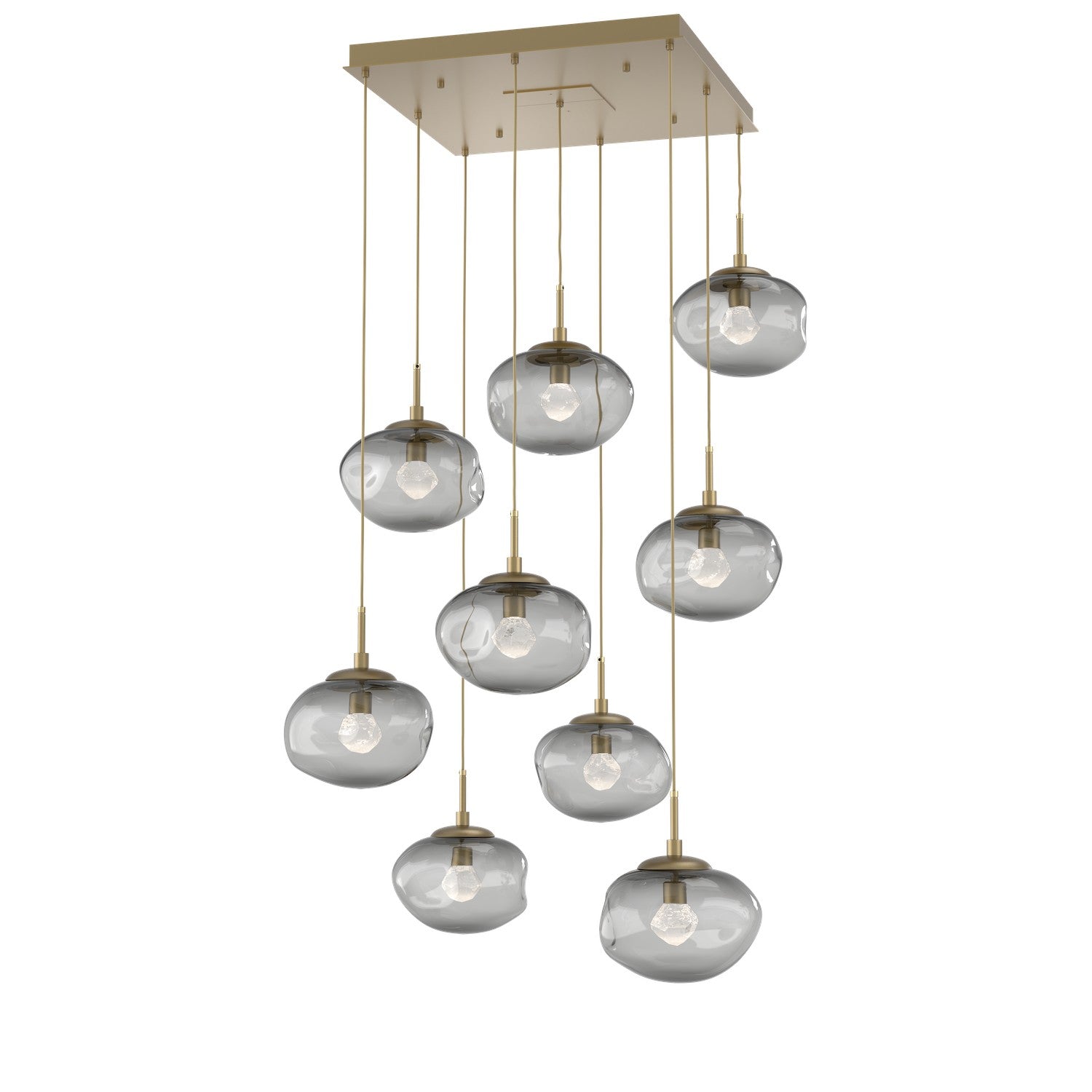 Hammerton Studio - CHB0068-09-GB-ZS-C01-L3 - LED Pendant - Nebula - Gilded Brass