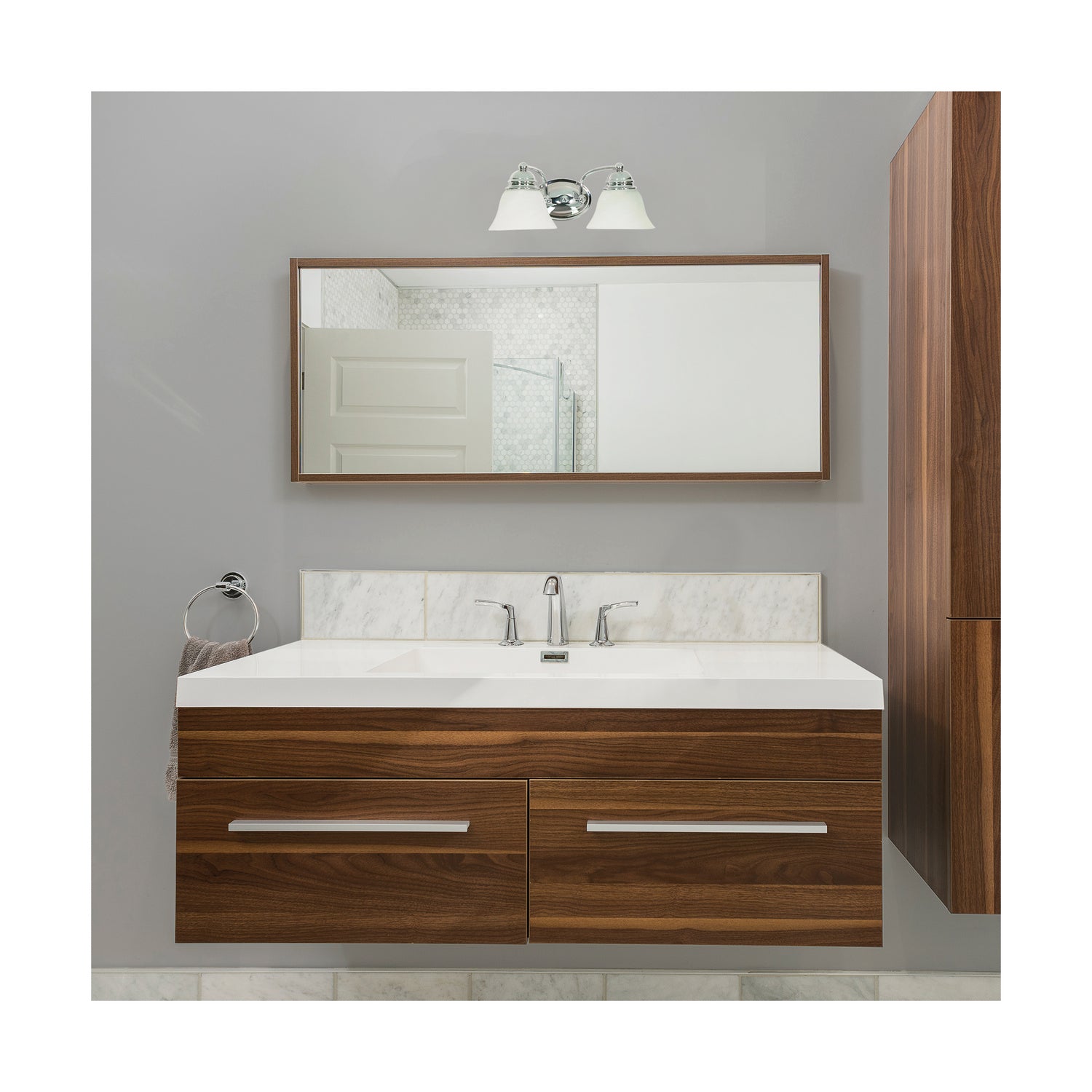 Nuvo Lighting - 60-337 - Two Light Vanity - Empire - Polished Chrome