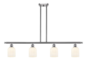 Innovations - 516-4I-SN-G559-5GWH - Four Light Island Pendant - Ballston - Brushed Satin Nickel