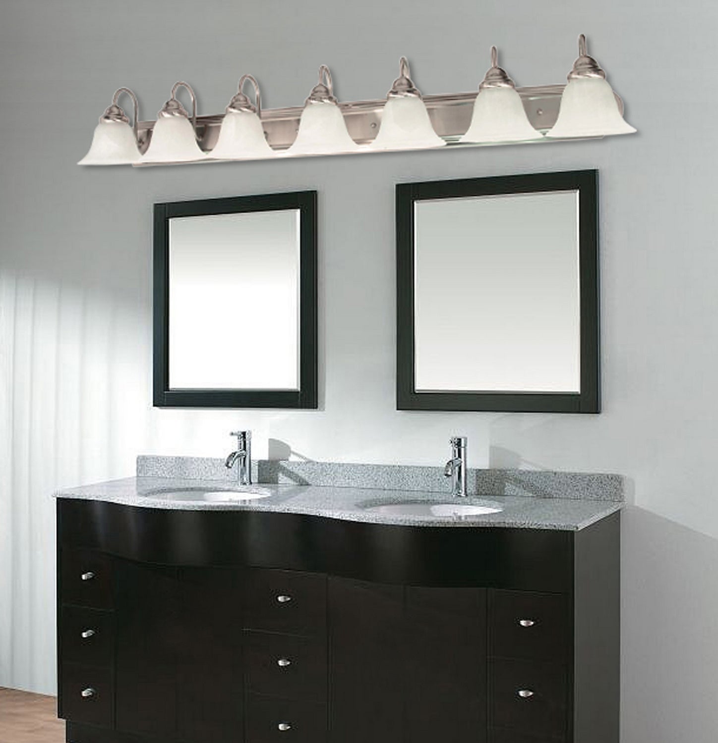 Nuvo Lighting - 60-291 - Seven Light Vanity - Ballerina - Brushed Nickel