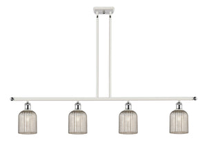 Innovations - 516-4I-WPC-G559-5ME - Four Light Island Pendant - Ballston - White Polished Chrome