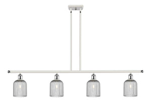 Innovations - 516-4I-WPC-G559-5SM - Four Light Island Pendant - Ballston - White Polished Chrome