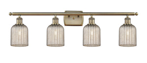 Innovations - 516-4W-AB-G559-5ME - Four Light Bath Vanity - Ballston - Antique Brass