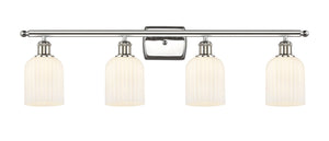 Innovations - 516-4W-PN-G559-5GWH - Four Light Bath Vanity - Ballston - Polished Nickel