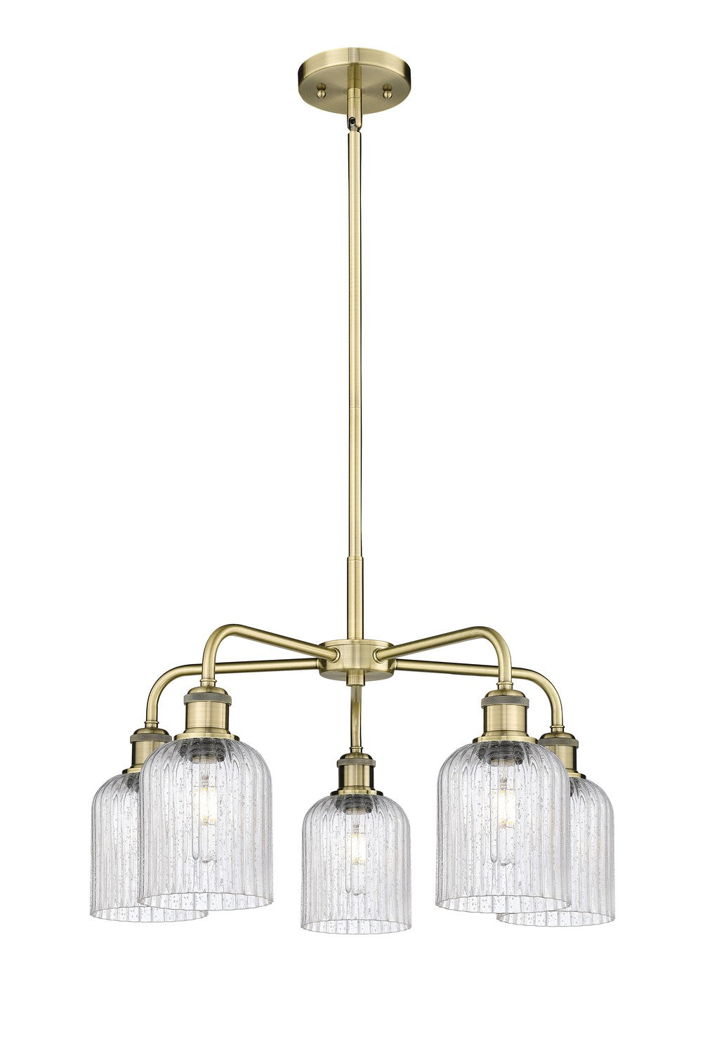 Innovations - 516-5CR-AB-G559-5SDY - Five Light Chandelier - Downtown Urban - Antique Brass