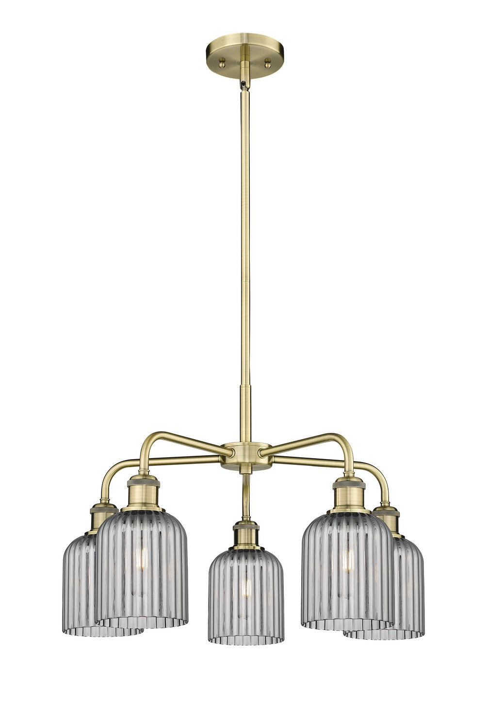 Innovations - 516-5CR-AB-G559-5SM - Five Light Chandelier - Downtown Urban - Antique Brass