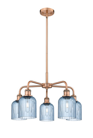 Innovations - 516-5CR-AC-G559-5BL - Five Light Chandelier - Downtown Urban - Antique Copper