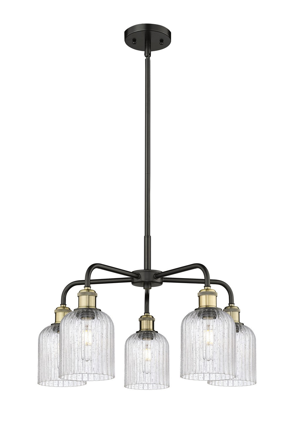 Innovations - 516-5CR-BAB-G559-5SDY - Five Light Chandelier - Downtown Urban - Black Antique Brass