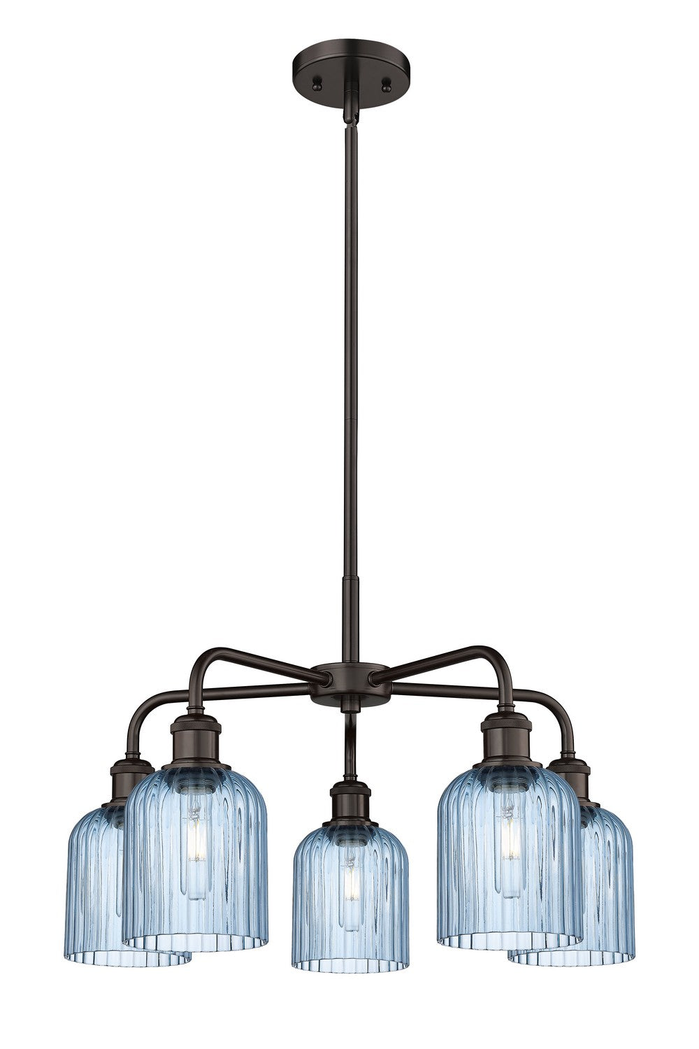 Innovations - 516-5CR-OB-G559-5BL - Five Light Chandelier - Downtown Urban - Oil Rubbed Bronze